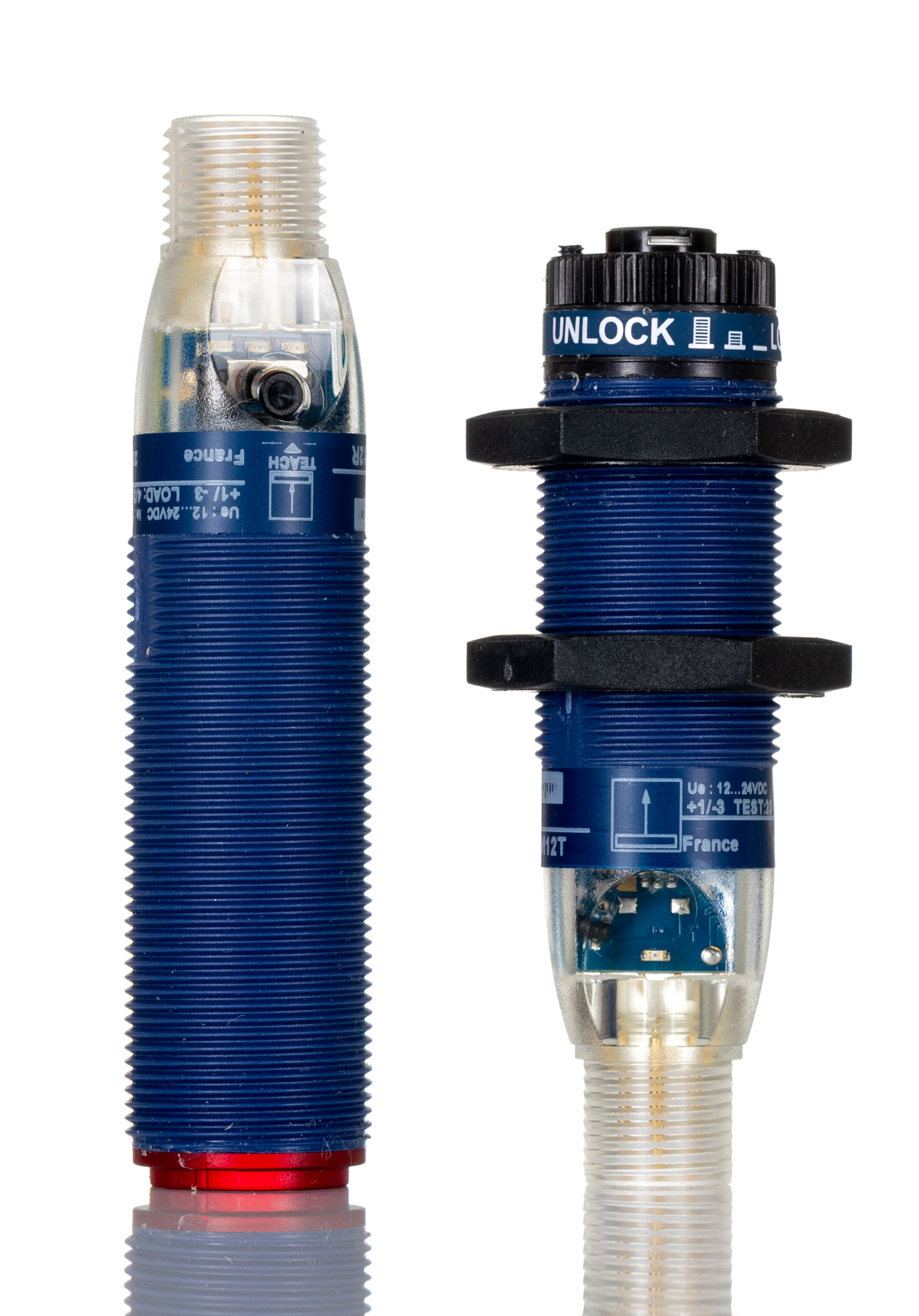 Telemecanique Sensors Through Beam Photoelectric Sensor, Barrel Sensor, 100 m Detection Range