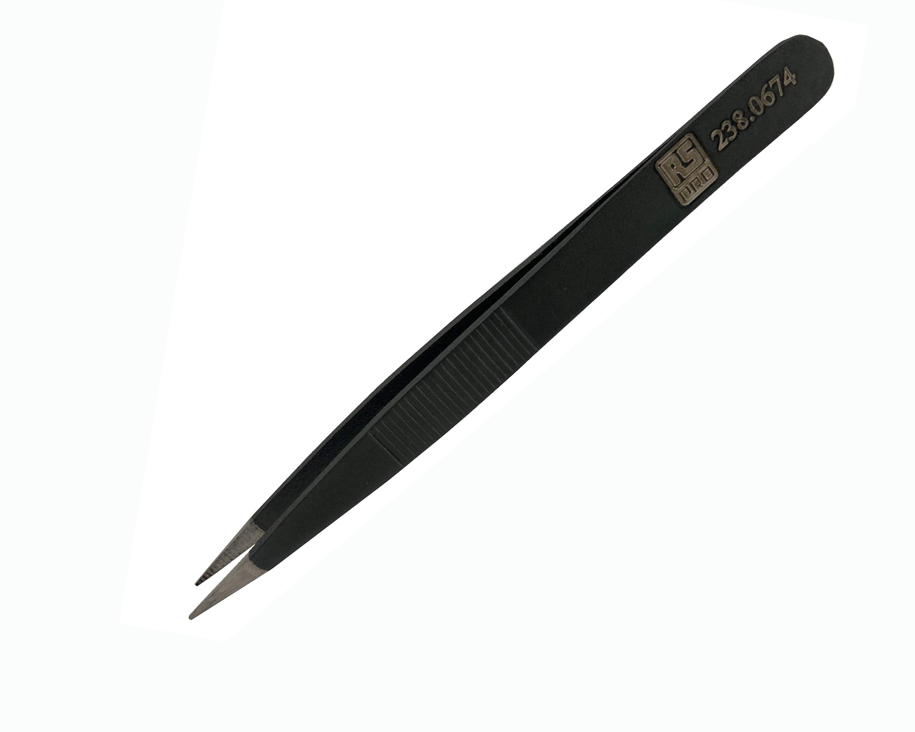 RS PRO 120 mm, Low Carbon Austenitic Steel, Strong Thick, Tweezer