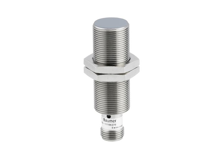 Baumer Proximity Threaded Barrel Proximity Sensor, M12, 10 mm Detection, PNP NO, 6 → 30 V
