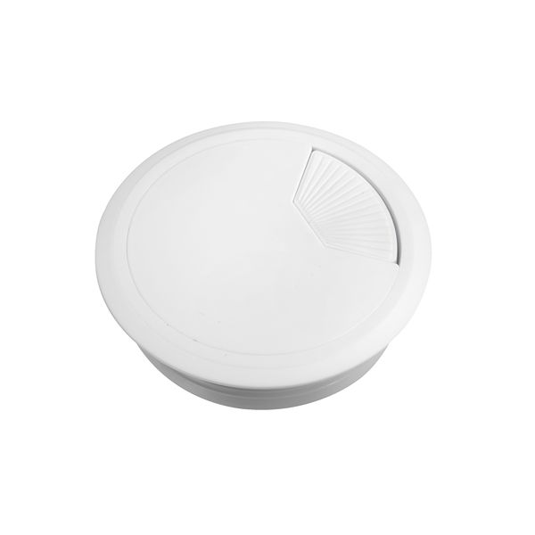 Schneider Electric Unica system+ White Plastic 80mm Cable Grommet INS61211