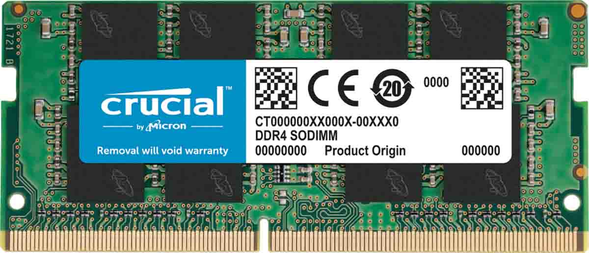 Crucial 4 GB DDR4 Laptop RAM, 2666MHz, SODIMM, 1.2V
