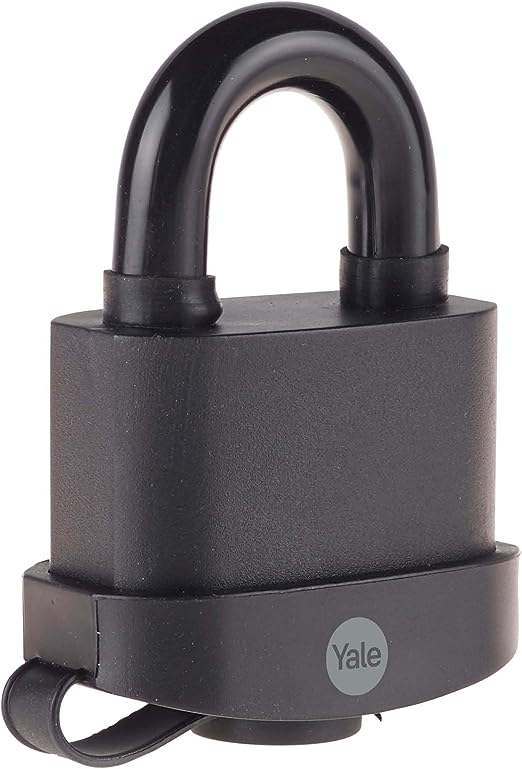 Yale Padlock Weatherproof Padlock, 12mm Shackle, 62mm Body
