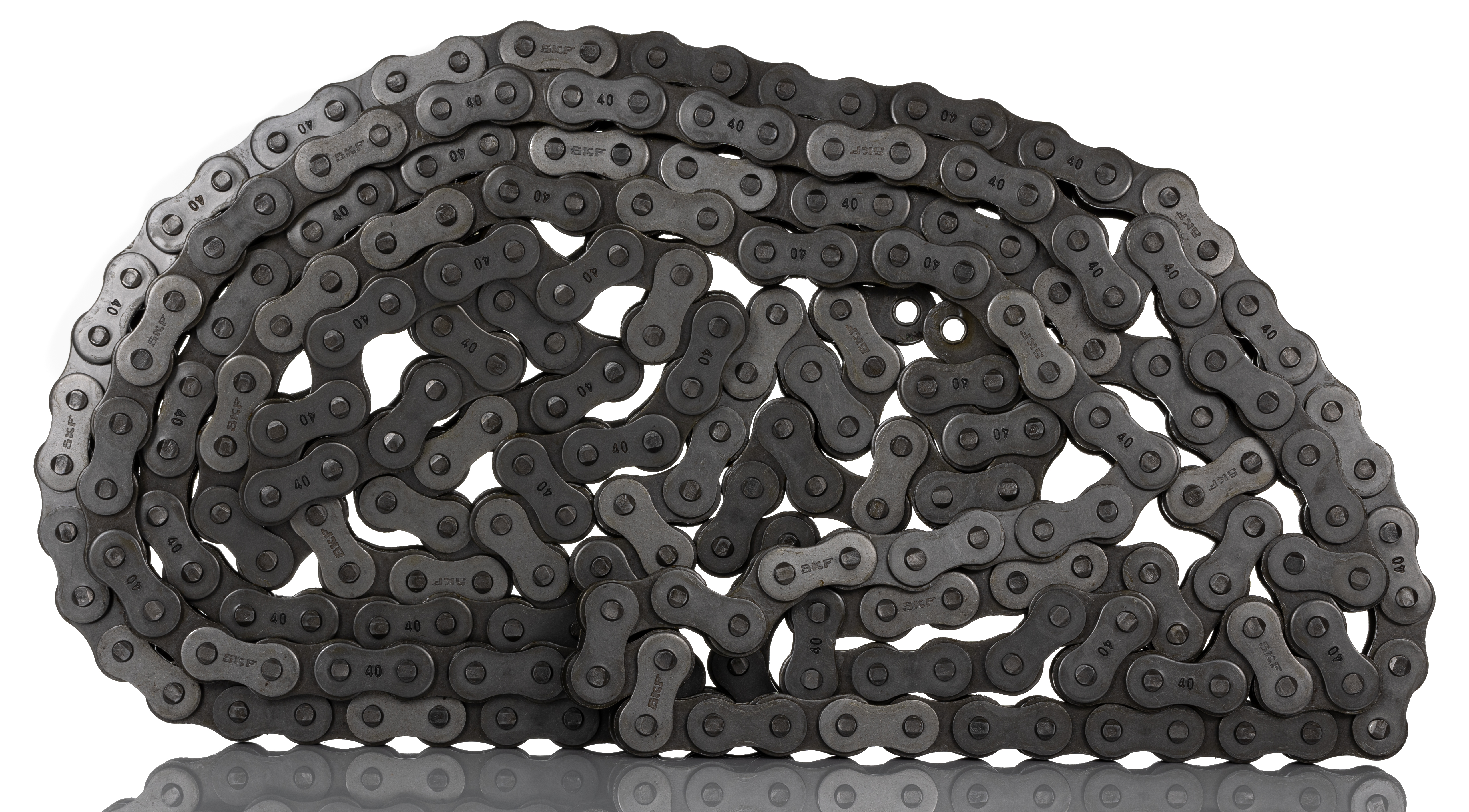 SKF 40-1SS Simplex Roller Chain, 10ft, PHC, ANSI