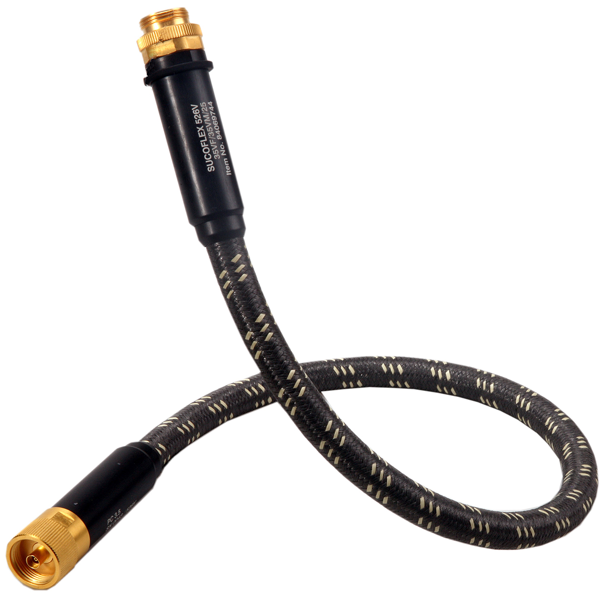 Huber+Suhner Sucoflex 126E Series Male PC 3.5 to Male, 1 m 50 Ω