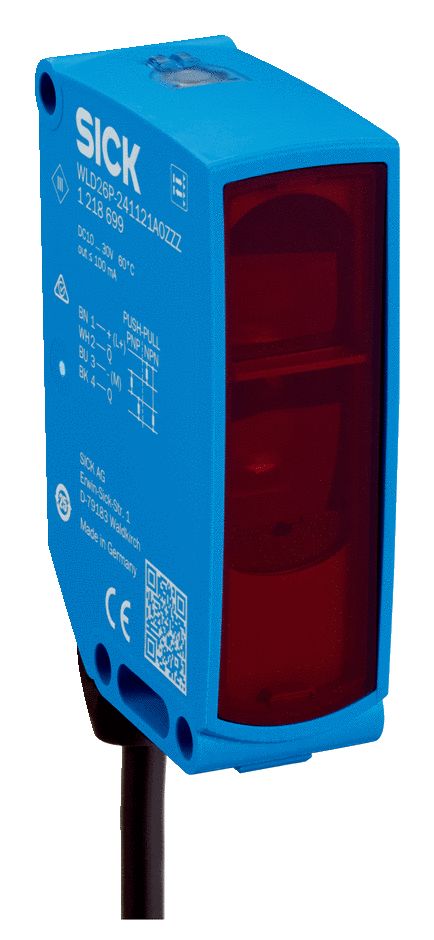 SICK Retroreflective Photoelectric Sensor, Rectangular Sensor, 0 - 18 M Detection Range IO-LINK