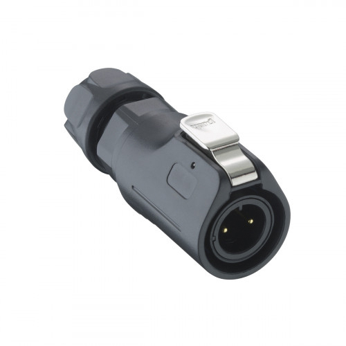 Lumberg Circular Connector, 6 Contacts, Cable, Plug, Male, IP67, 02 Series
