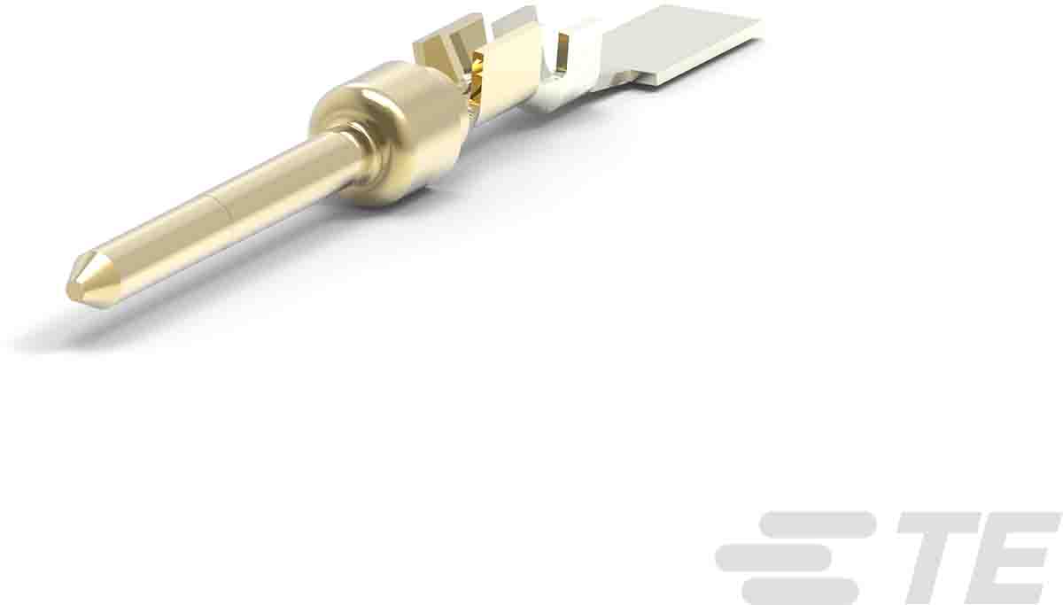 TE Connectivity, AMPLIMITE HDP-20 Series, size 20 Male Crimp D-sub Connector Contact, Gold Pin, 28 → 24 AWG