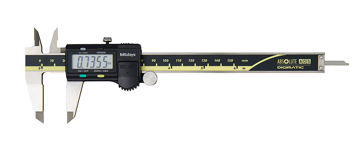 Mitutoyo 150mm, 6in Digital Caliper 0.01 mm Resolution, Imperial, Metric