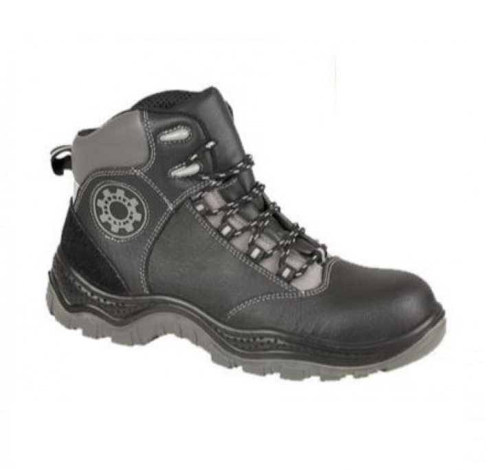 Himalayan Black Composite Toe Capped Unisex Safety Boots, UK 9, EU 43
