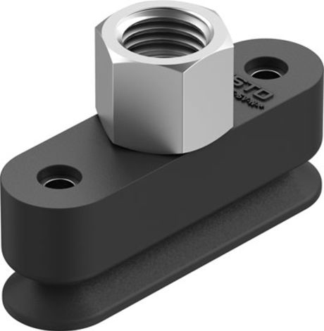 Festo 16 x 55mm Flat NBR Vacuum Cup OGVM-16X55-SV-N-G14F, G 1/4