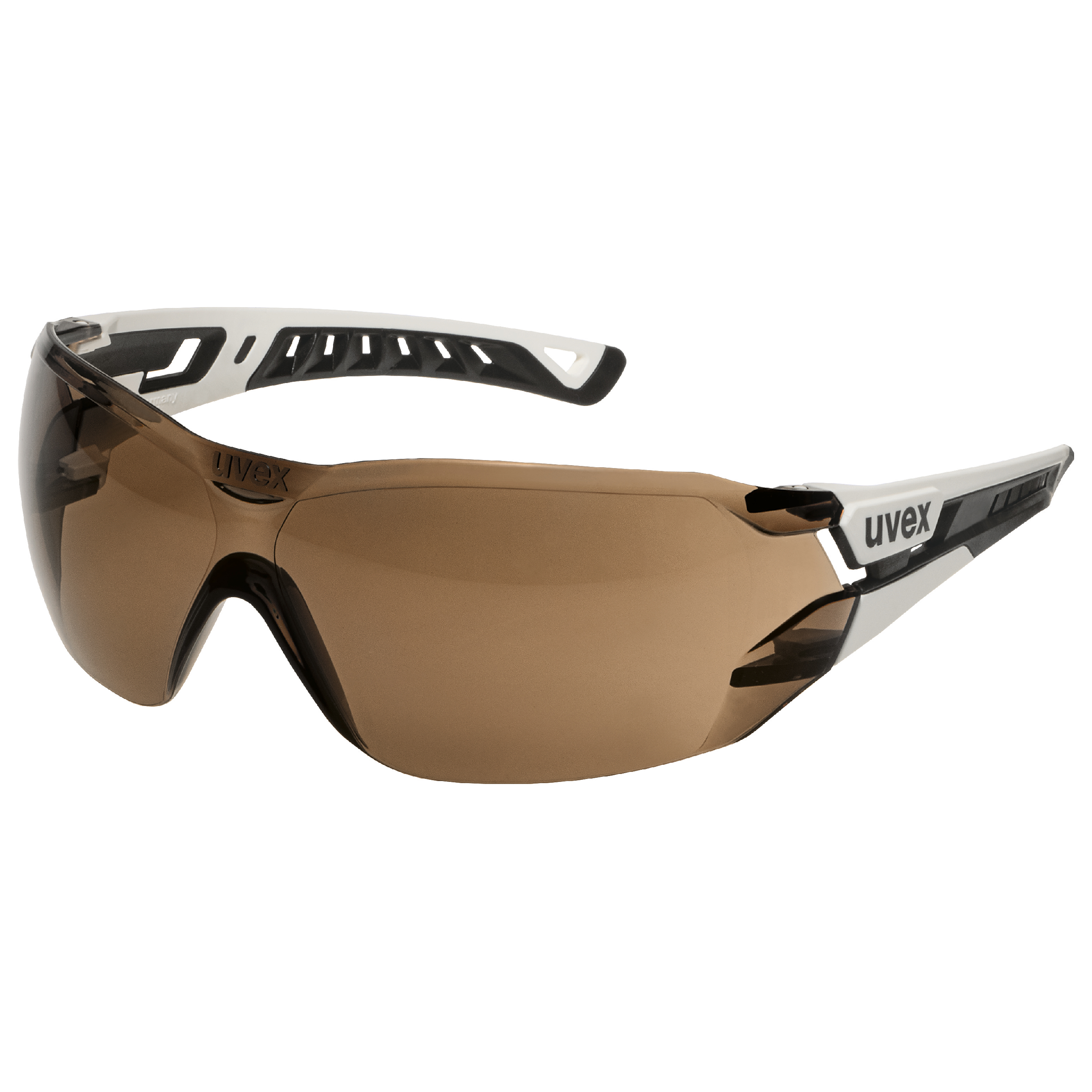 uvex pheos nxt Anti-Mist UV Safety Glasses, Brown PC Lens, Vented