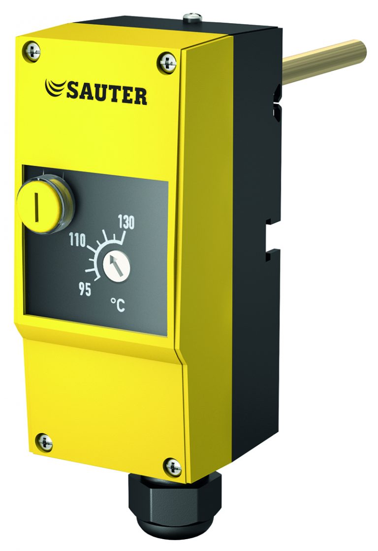 SAUTER REGULATION Capillary Thermostat, Opens at 15°C, Closes at 95°C, SPDT, Automatic Reset