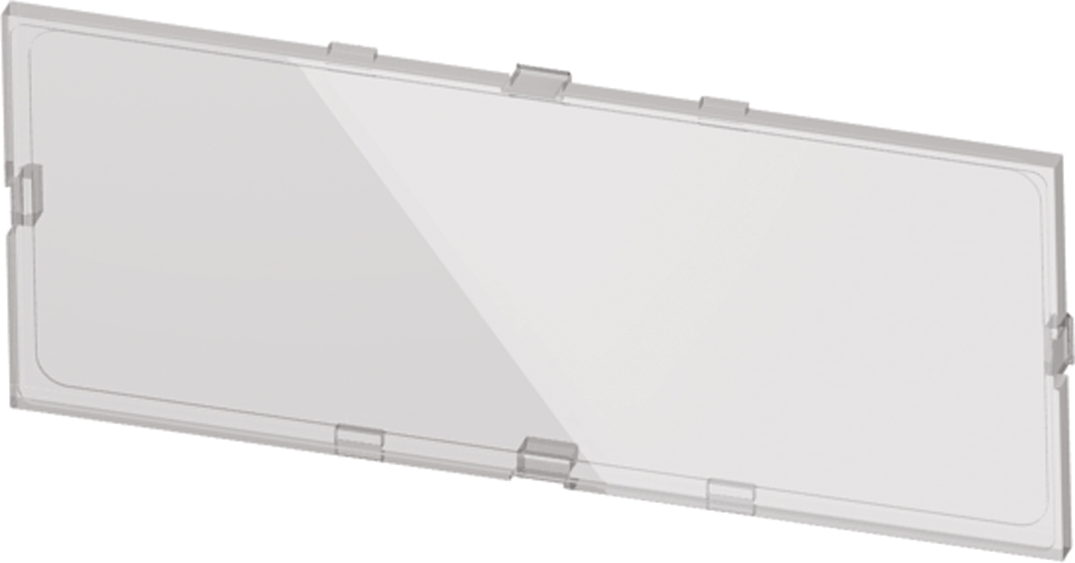 Italtronic Transparent Polycarbonate Front Panel, for Use with Modulbox XTS