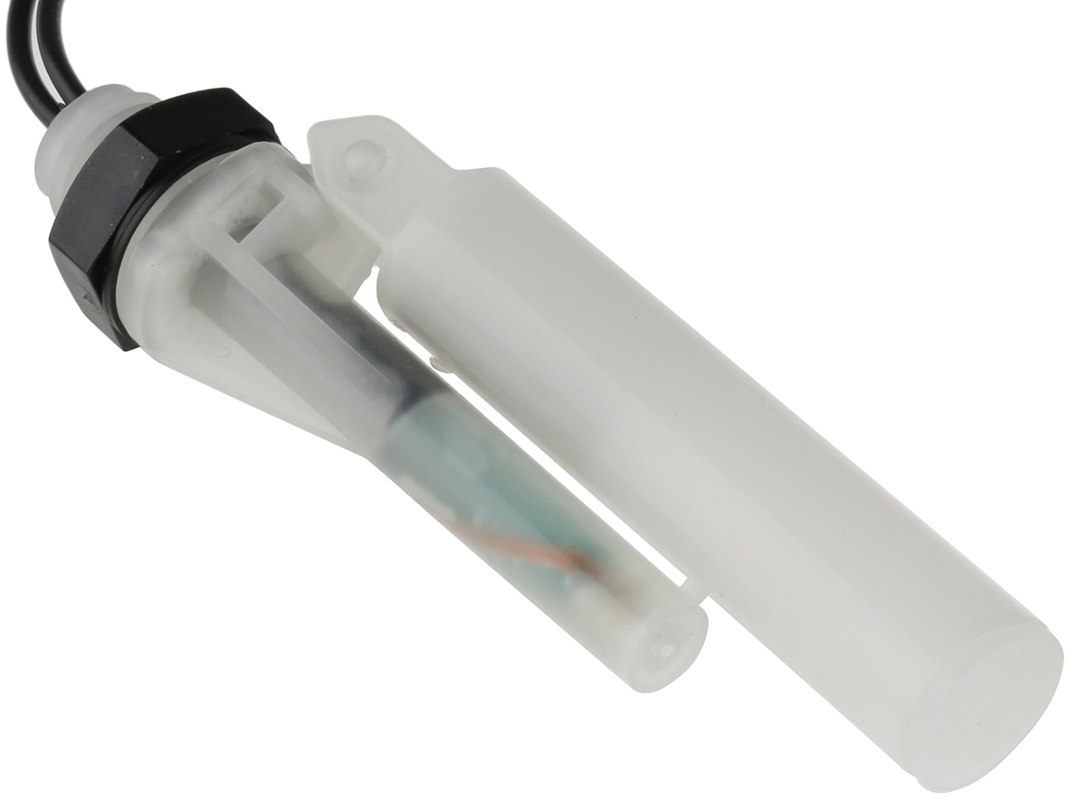 Sensata Cynergy3 RSF30 Series Horizontal Polypropylene Float Switch, Float, 1m Cable, NO/NC, 300V ac Max, 300V dc Max