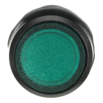 ABB, 1SFA61 Green LED Push Button, IP66, IP67, IP69K, Round, 24V