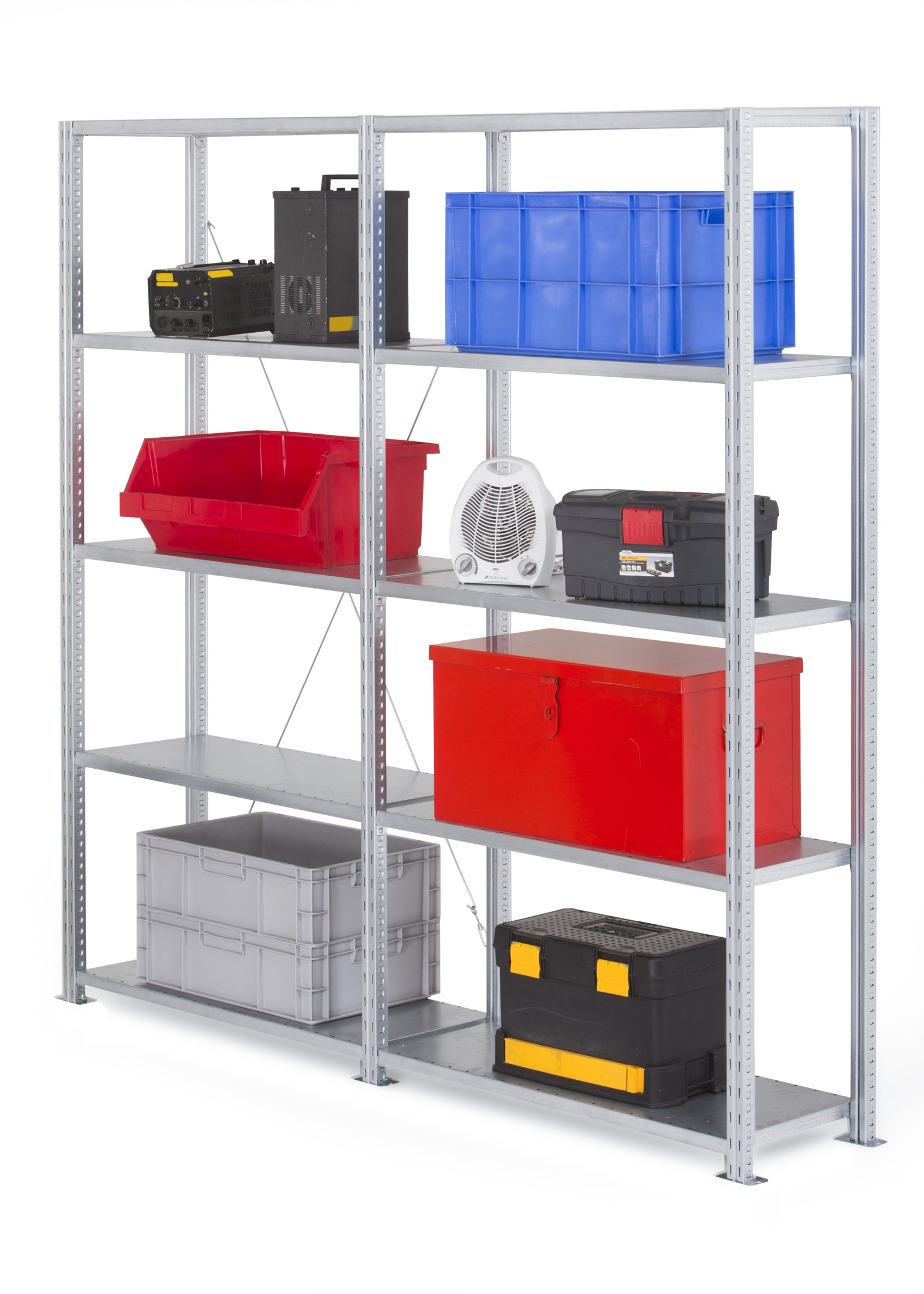 Manorga Steel Galvanised Storage Racking, 2000mm, 1000mm x 500mm