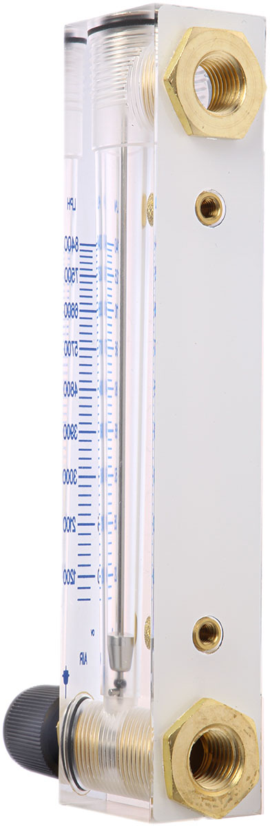 Key Instruments FR4500 Series Variable Area Flow Meter for Gas, 14 L/min Min, 140 L/min Max
