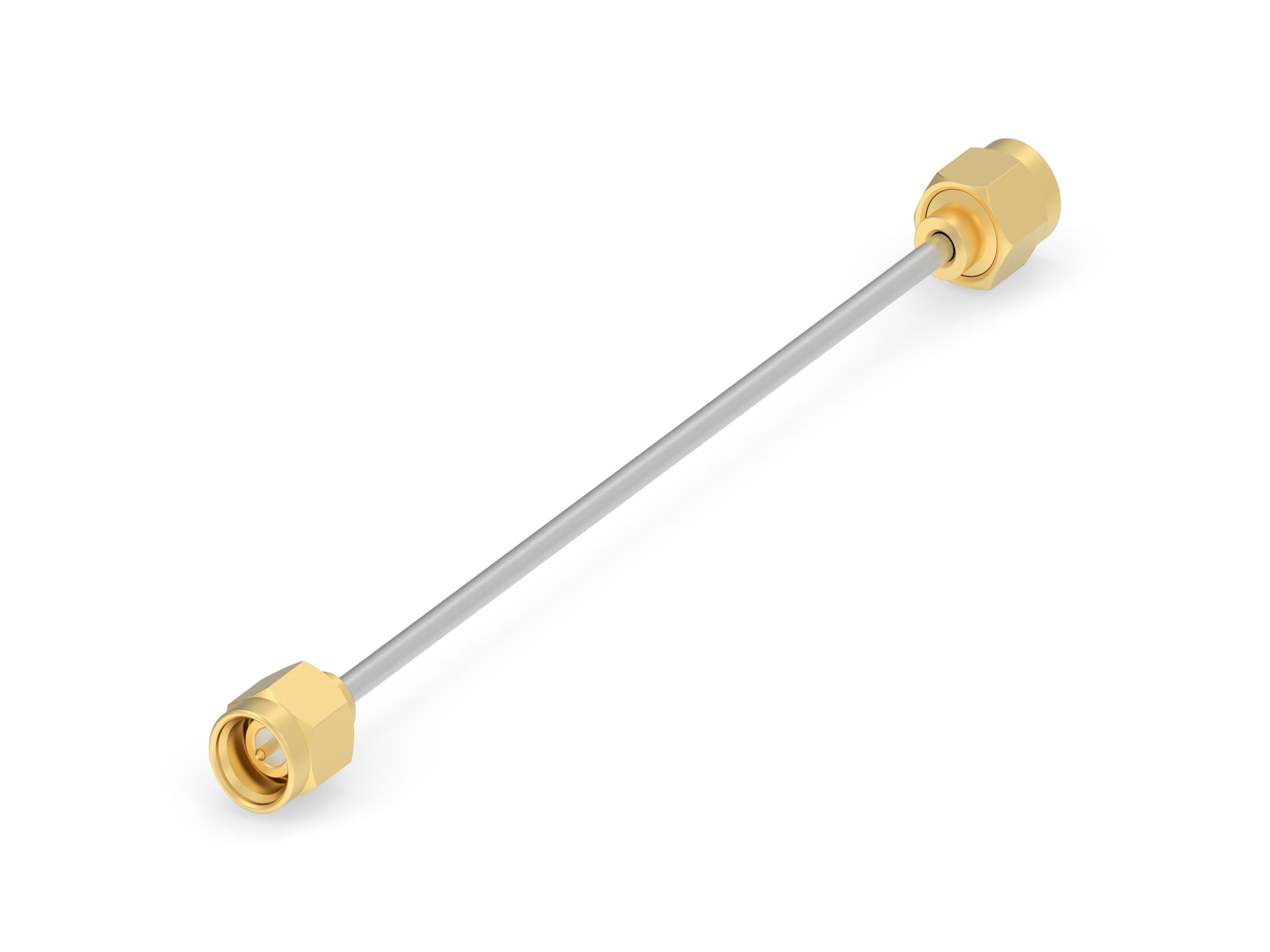 TE Connectivity 2480661 Series Male SMA to Male SMA, 101.6 mm 50 Ω