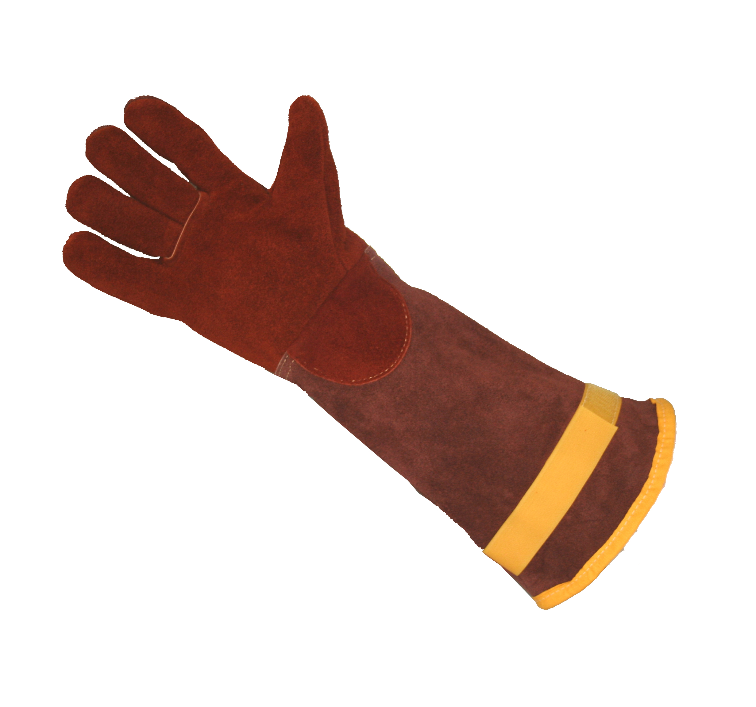 Liscombe L6-318-V Brown Cotton Jersey Chrome Leather Work Gloves
