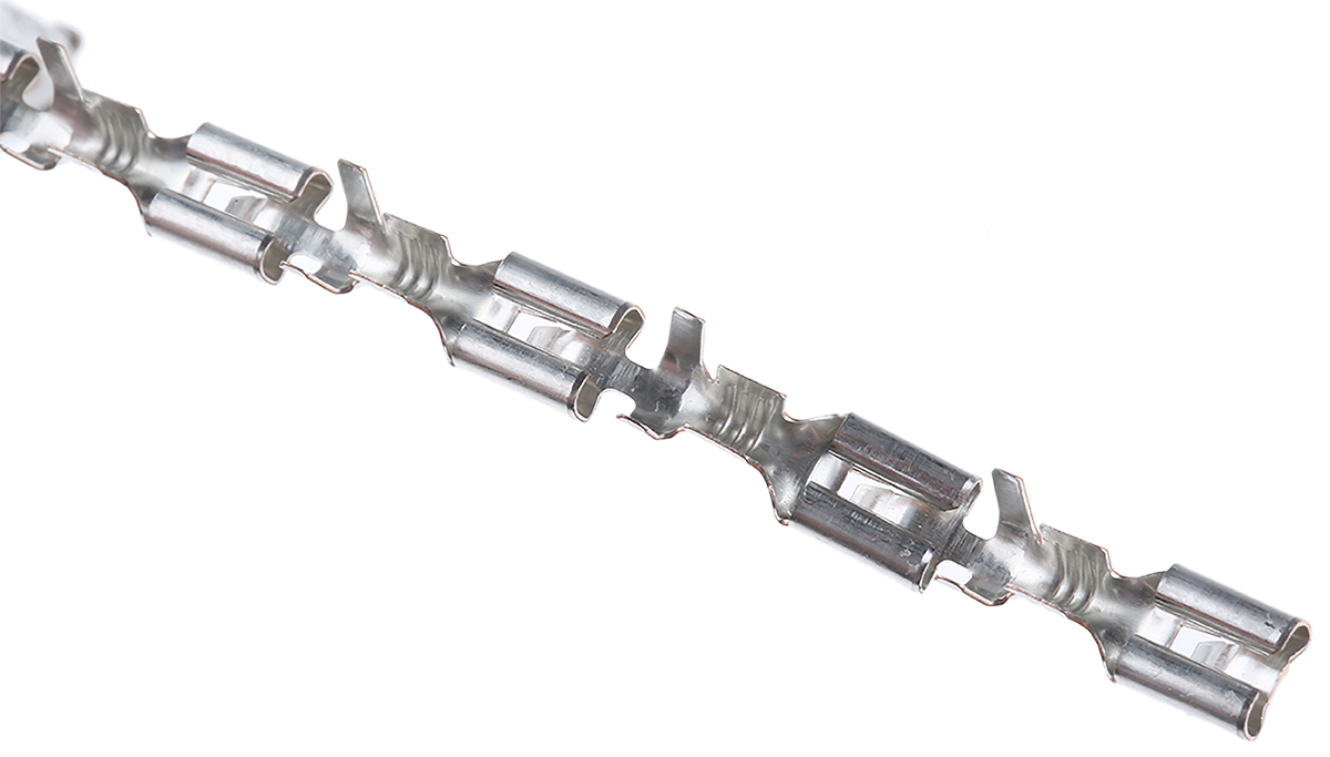 TE Connectivity FASTIN-FASTON .187 Uninsulated Female Spade Connector, Receptacle, 4.75 x 0.81mm Tab Size, 1mm² to