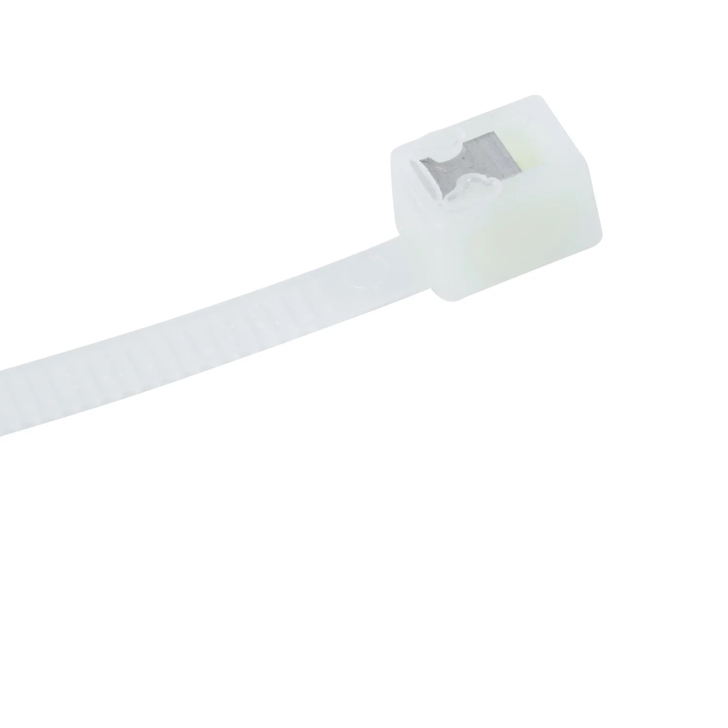 nVent CADDY Cable Tie, Cable Tray Cable Tie, 200mm x 4.3 mm, Natural Nylon, Pk-100