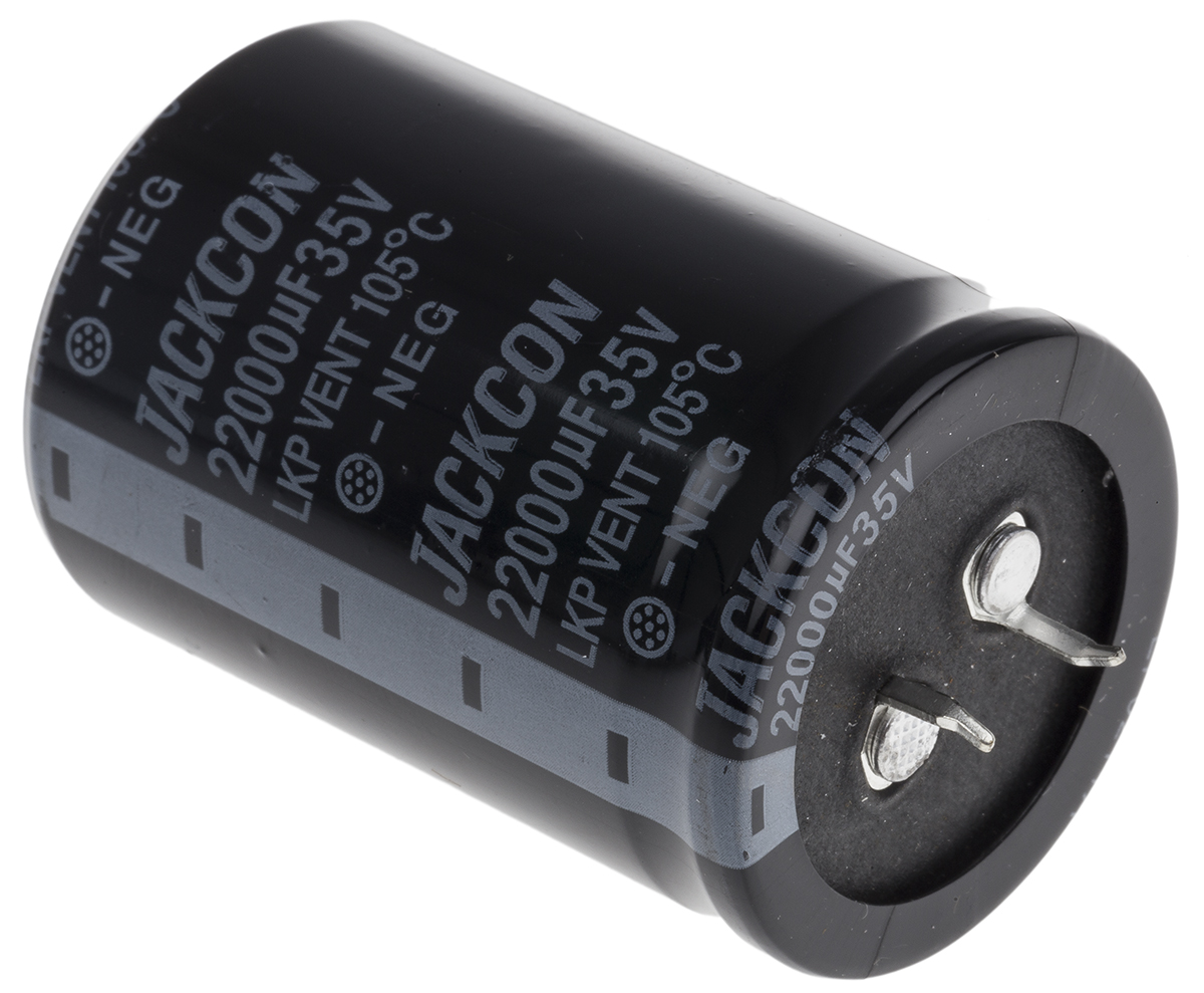 RS PRO 4700μF Aluminium Electrolytic Capacitor 35V dc, Snap-In