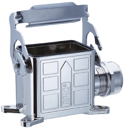 EPIC H-BE Heavy Duty Power Connector Housing, 6 Contacts