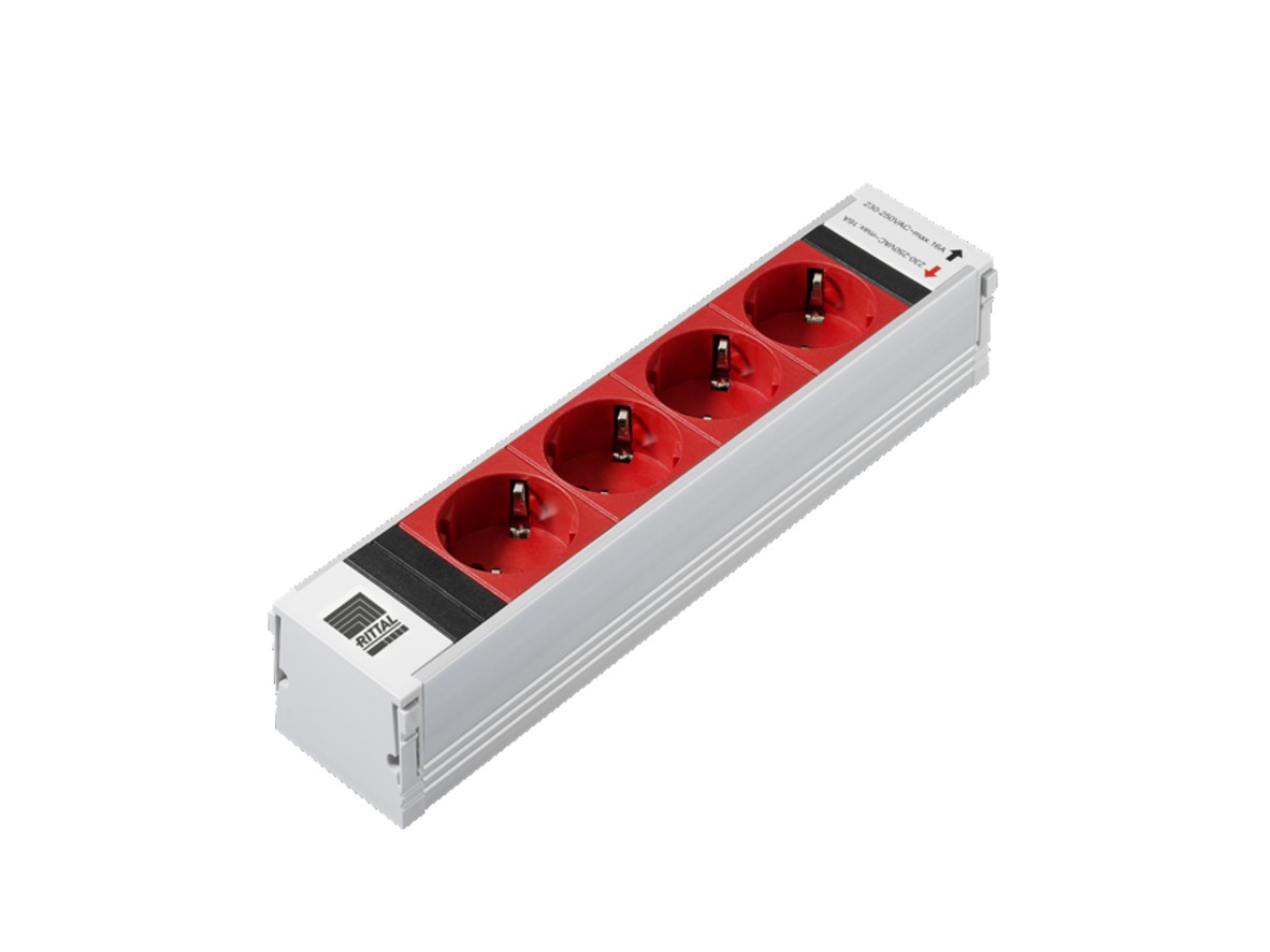 Rittal Type F - German Schuko Power Distribution Unit, 16A, 230 V