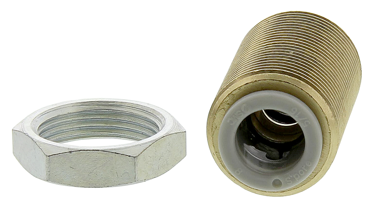 SMC KQ2 Series Bulkhead Tube-to-Tube Adaptor, Push In 8 mm to Push In 8 mm, Tube-to-Tube Connection Style