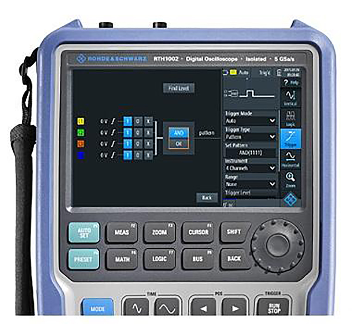 Rohde & Schwarz Oscilloscope Software for Use with RTH1002 Series, RTH1004 Series