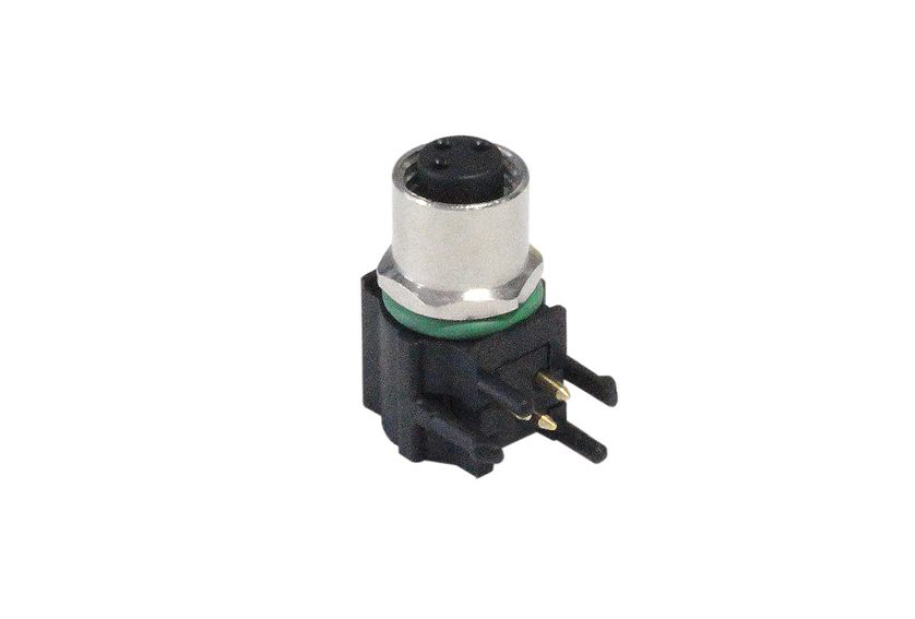 Bulgin Circular Connector, 3 Contacts, Panel, M8 Connector, Socket, Female, IP67, Buccaneer M8 Series