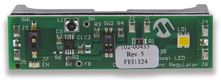 Microchip Evaluation Board Boost Regulator for MCP1643