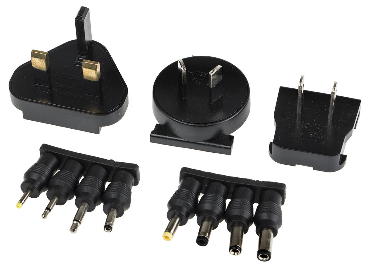 RS PRO Battery Pack Charger For Lithium-Ion Battery Pack 3 Cell 11.1V 0.7A with AUS, EU, UK, USA plug
