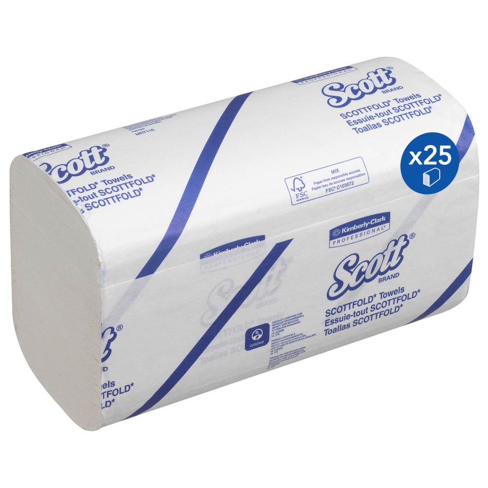 KLEENEX Kleenex Facial Tissues Multifold White Paper Towel, 315 x 200mm, 4375 Sheets