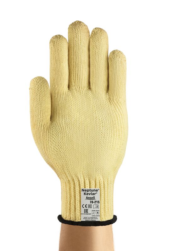 Ansell Hyflex Yellow Kevlar Kevlar Work Gloves, Size 10, Neptune Coating