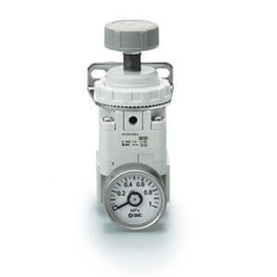 SMC G 1/8 Pneumatic Regulator - 0.01MPa to 0.2MPa, 1MPa max. input, IR1220