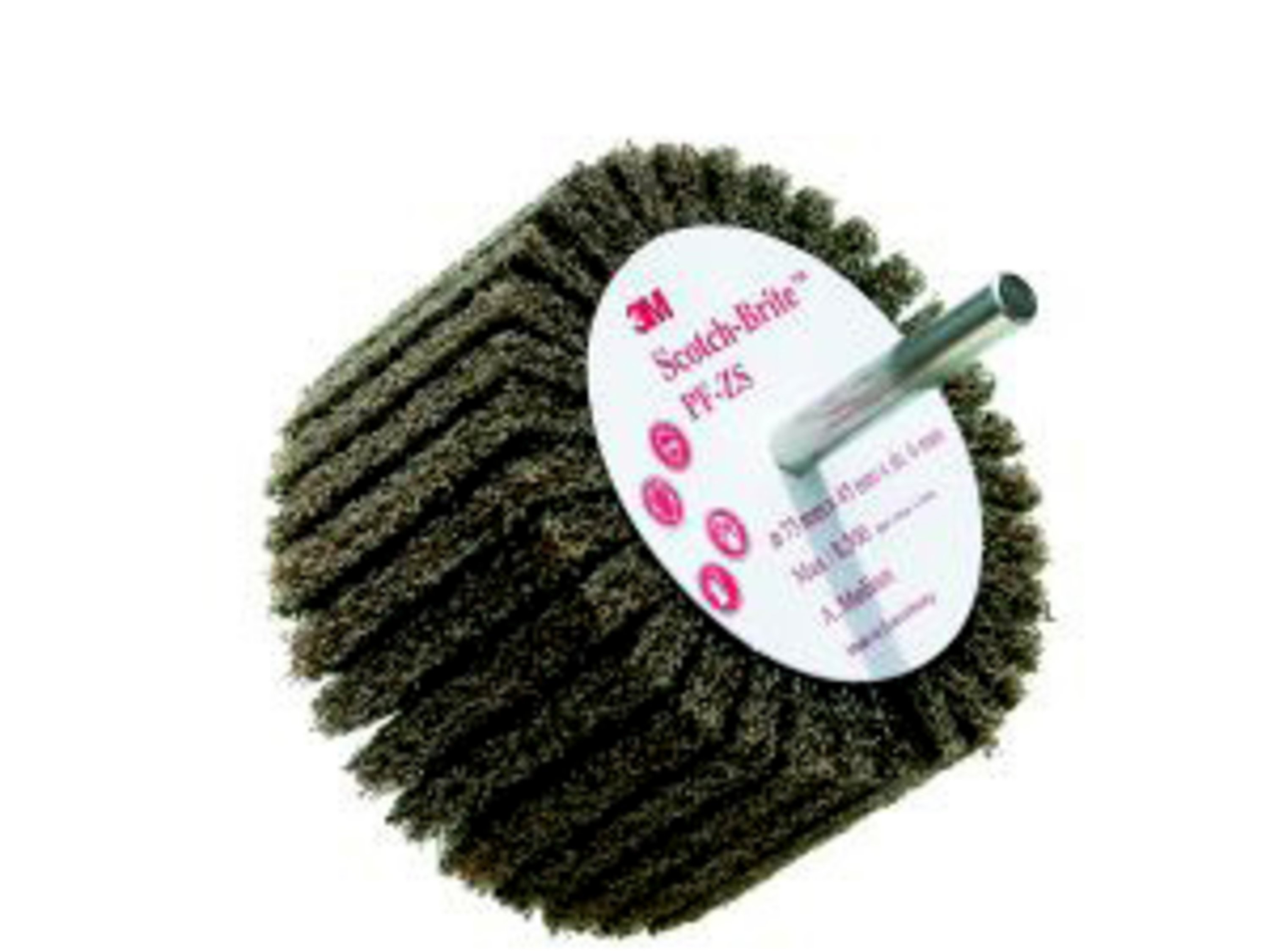 3M Bevelled Abrasive Brush, 100mm Diameter