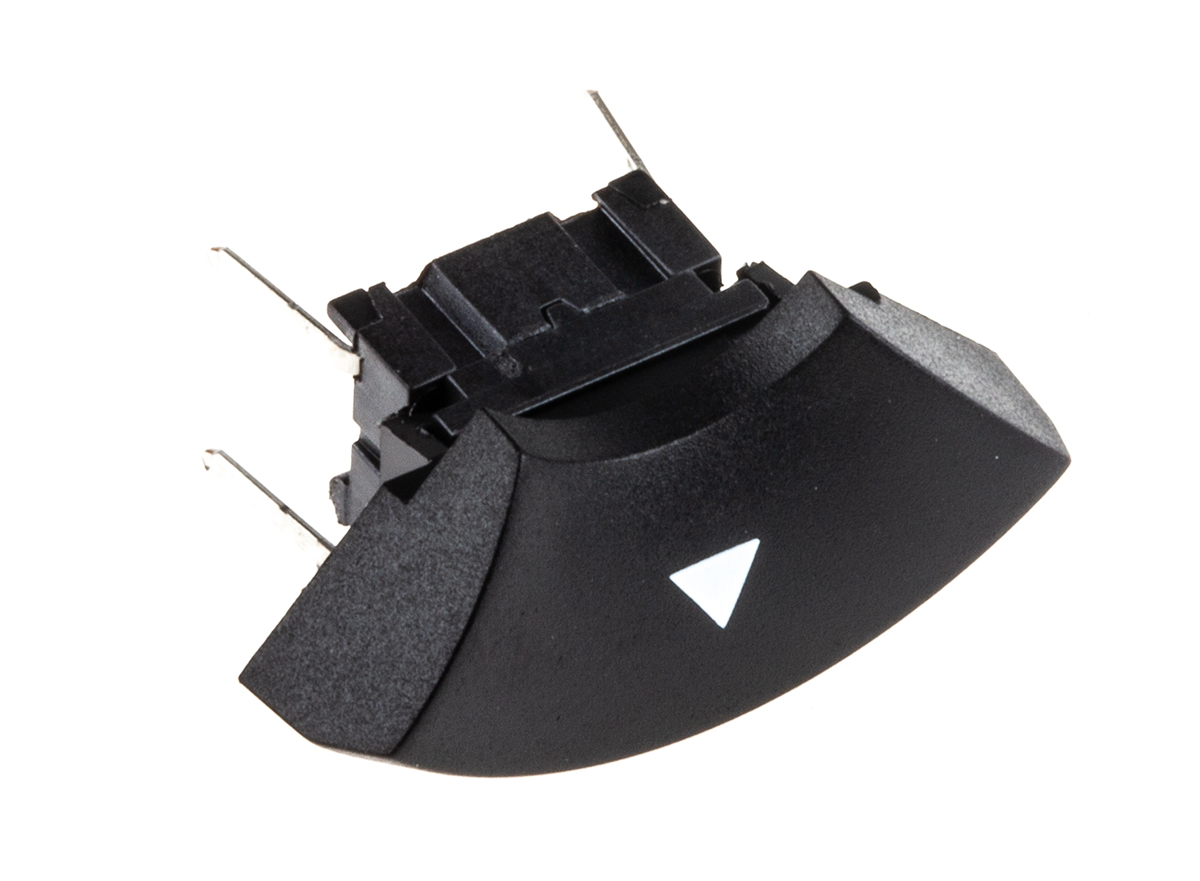 MEC IP67 Black Tactile Switch, SPST 50 mA @ 24 V dc