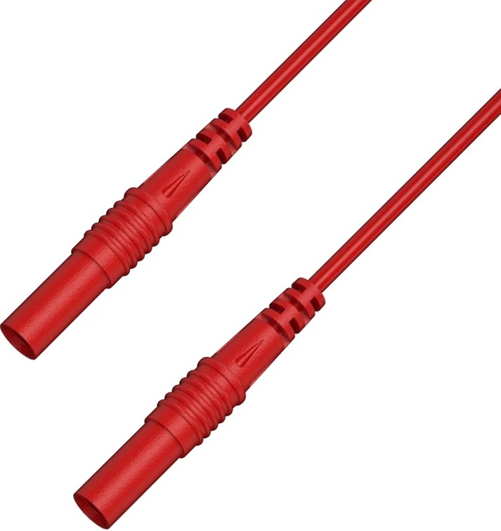 RS PRO Test Leads, 2.5A, 50V, Red, 200cm Lead Length