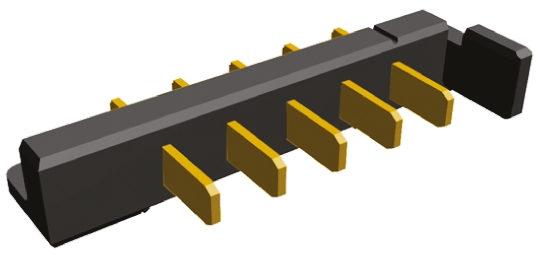 TE Connectivity Battery Interconnect Series Right Angle Through Hole PCB Header, 5 Contact(s), 5 mm Pitch, 1 Row,