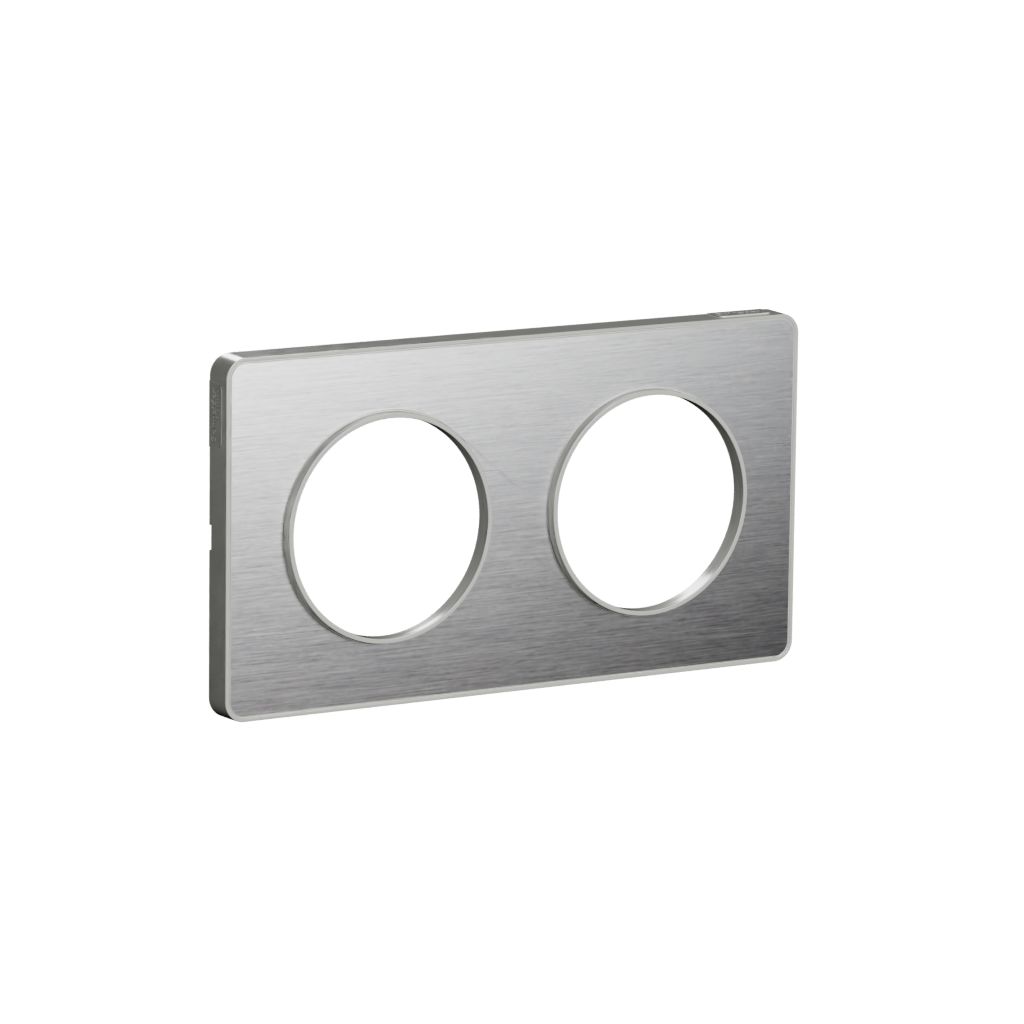 Schneider Electric Grey, 2 Gang, Odace