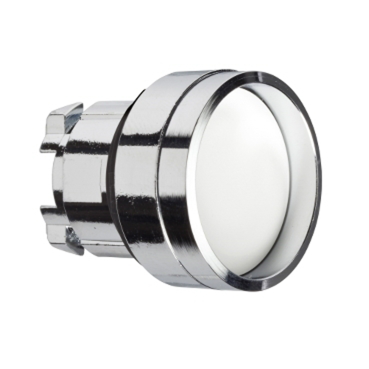 Schneider Electric Harmony Series White Illuminated Spring Return Push Button Head, 22mm Cutout, IP66, IP67, IP69K