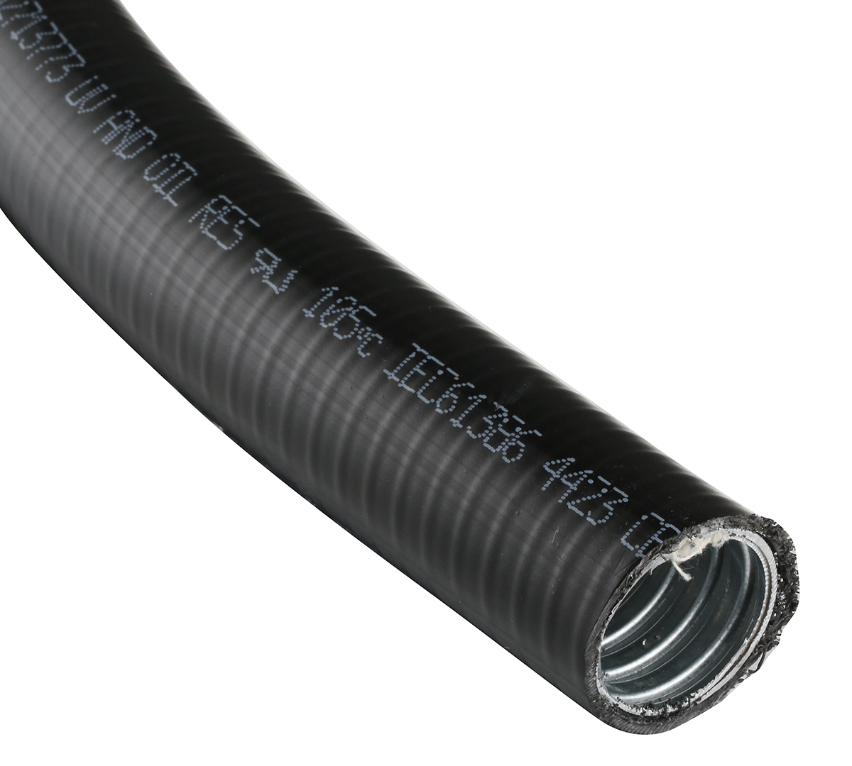 Adaptaflex Flexible, Liquid Tight Conduit, 32mm Nominal Diameter, Galvanised Steel, Black