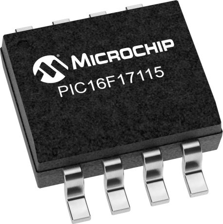 Microchip, 8 bit PIC16, PIC16F Microcontroller, 64 MHz, 14kB FLASH, EEPROM, 8-Pin SOIC