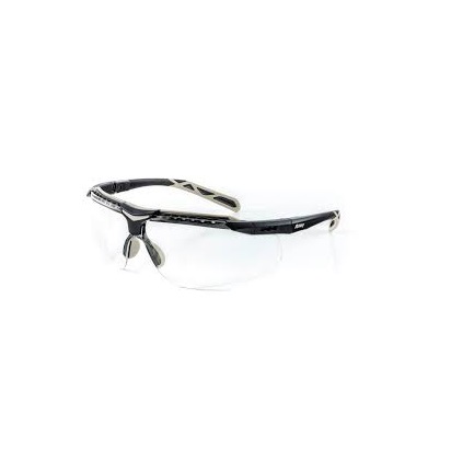 Riley FLUX Anti-Mist UV Safety Spectacles, Clear Polycarbonate Lens