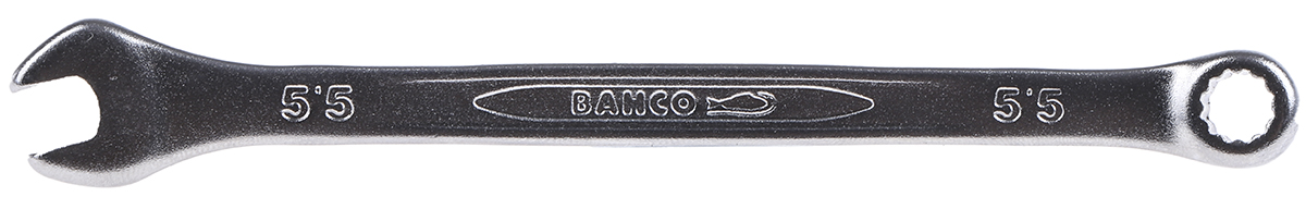 Bahco 111M Series Combination Spanner, 5.5mm, Metric, Double Ended, 112 mm Overall
