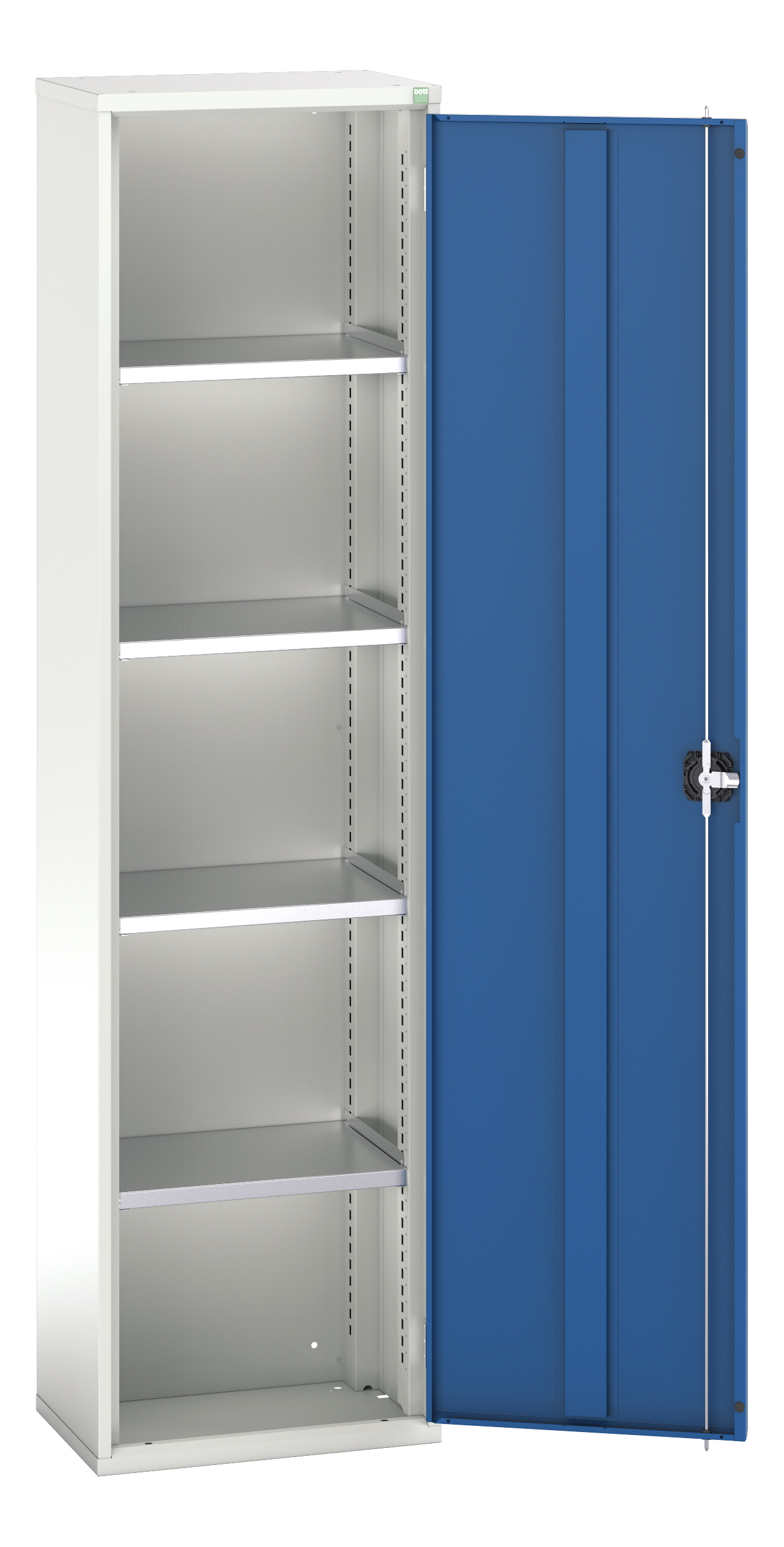 Bott 1 Door, 0 Drawer Sheet Steel Floor Standing Cupboard, 525 x 350 x 2000mm