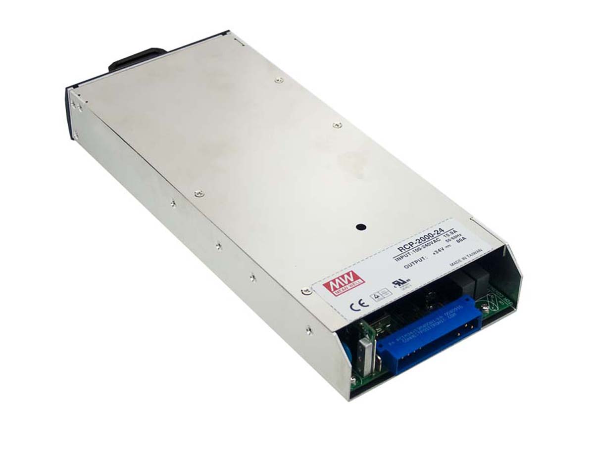 MEAN WELL Switching Power Supply, RCP-2000-48, 48V dc, 42A, 2016W, 1 Output, 127 → 370 V dc, 90 → 264 V