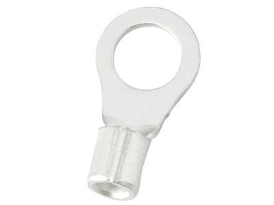 RS PRO Uninsulated Ring Terminal, 5.3mm Stud Size, 0.5mm² to 1.5mm² Wire Size