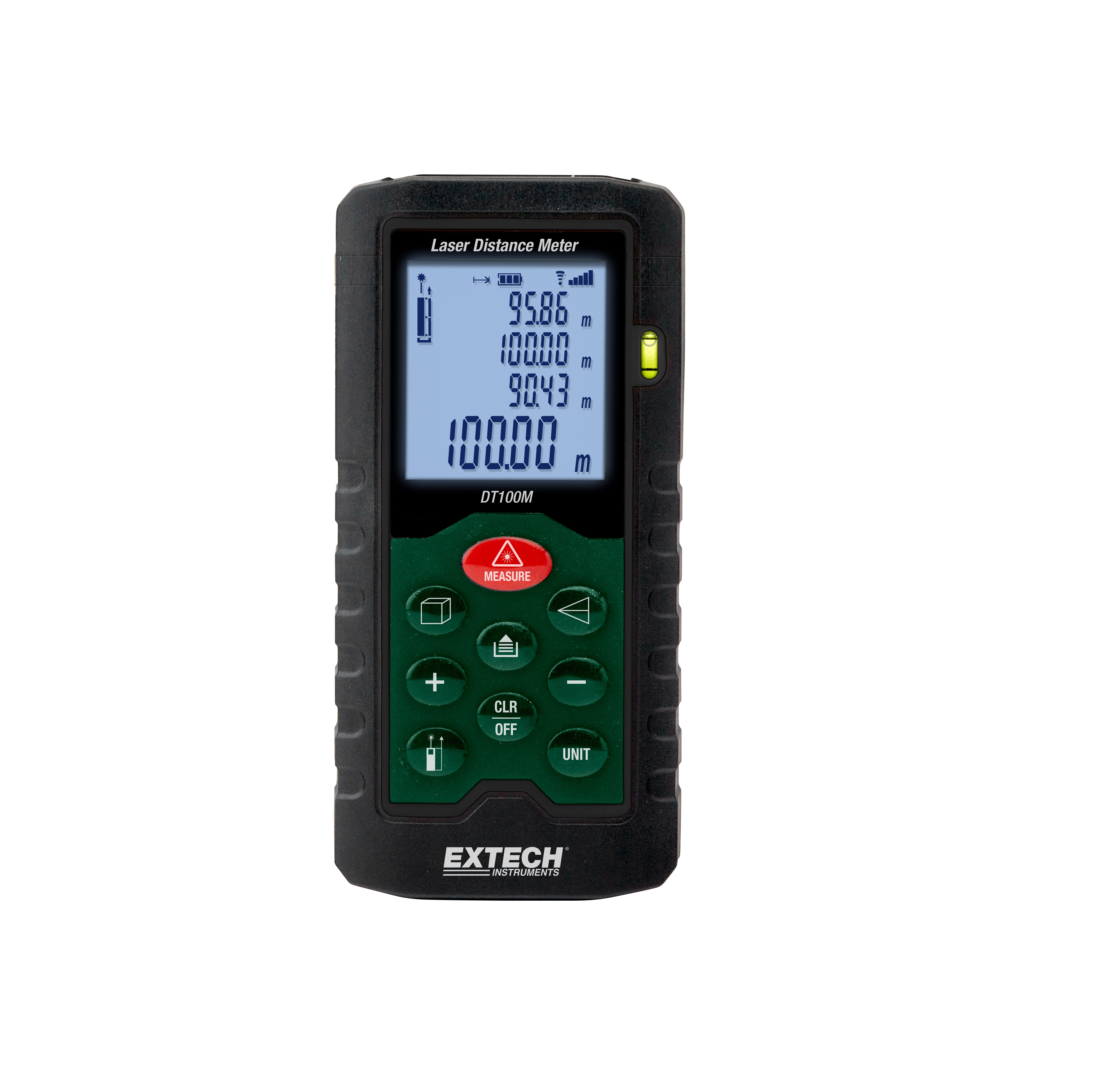 Extech DT100M Laser Measure, 0.05 → 100m Range, ±2 mm Accuracy